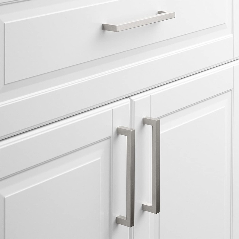 homdiy 10 Pack 5 Inch Brushed Nickel Cabinet Pulls Cabinet