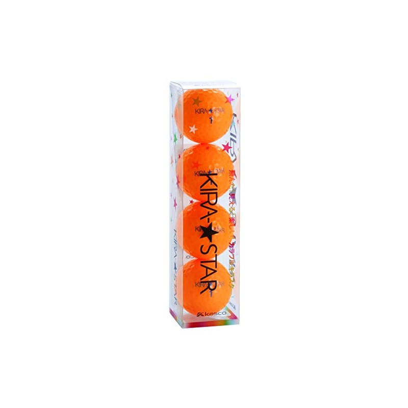 Kasco Golf Balls KIRA STAR2 Kira Star 2N Orange Dozen