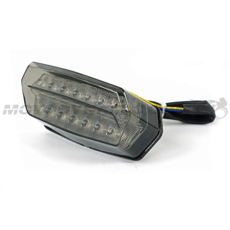Integrated Sequential LED Tail Lights Smoke Lens Version 2 fits