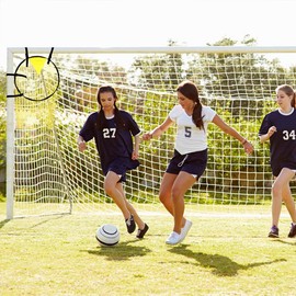 Naedien Soccer Top Bins Target Net, 12 CM Top Bins Football Target Goal Net, Football Goal Target Bag, Football Training Goal Target, Football Top Corner Target Net Goals for Kids