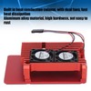 Aluminum Alloy Case Box with Dual Fan Heat Dissipation Accessory