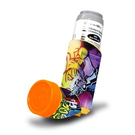 MightySkins Skin for Proventil HFA Asthma Inhaler - Mixtape | Protective, Durable, and Unique Vinyl Decal wrap Cover | Easy to Apply, Remove, and Change Styles | Made in The USA