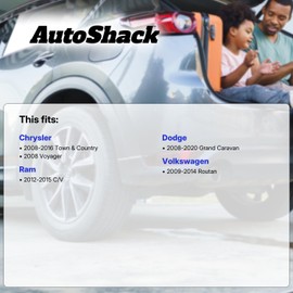 AutoShack Radiator for 2008-2020 Dodge Grand Caravan 2008-2016 Chrysler Town & Country 2009-2014 VW Routan 2012-2015 Ram C/V 3.3L 3.6L 3.8L 4.0L V6 FWD RK1227