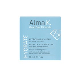 ALMA K Dead Sea Minerals Hydrating Day Cream, With Avocado Oils & Herbal Extacts, Hydrating Formula for Normal to Dry Skin - 50ml