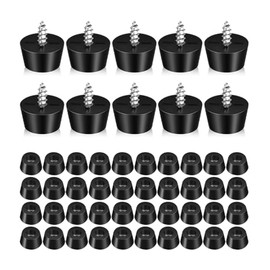 Veemoon 100 Uds Pies Antideslizantes Pies De Goma para Mesa De Goma para Muebles Almohadillas para Patas para Mesa Pequeños De Niveladores De Muebles 