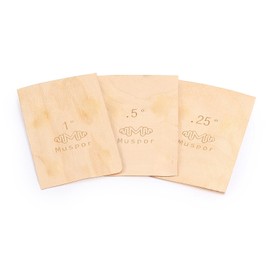 HXYIG 3pcs Guitar Neck Shims Portable Bass Neck Plate Tool Solid Maple Wood Guitar Neck Shim Protection 0.25/0.5/1 Degree Guitar Neck Plate Tool for Guitar Bass Repairment