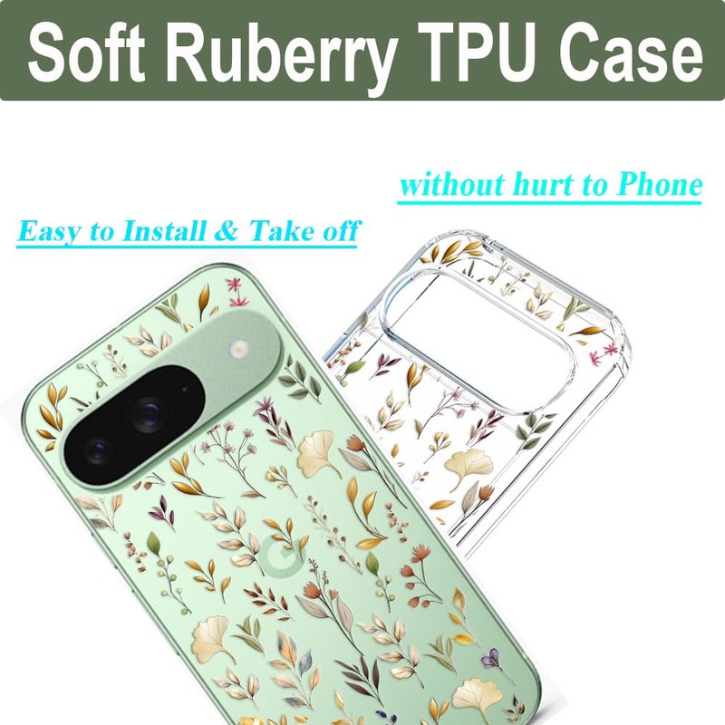 Unov Case Compatible with Pixel 9 Pixel 9 Pro Case