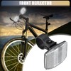X AUTOHAUX Bicycle Reflector 2.17"x1.57" Bicycle Warning Reflector Bicycle Accessories