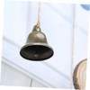 CORHAD 20pcs Bronze Bell Handmade Decorative Bells Ergonomic Handle for