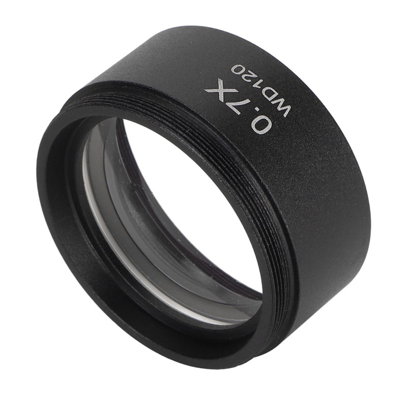 0.7X Stereo Microscope Objective Lens HD Large View Metal Auxiliary