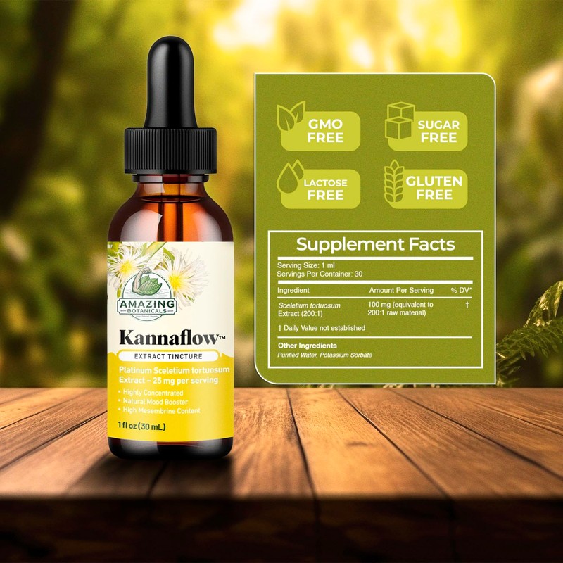 Amazing Botanicals Amazing Botanicals Platinum Sceletium Tortuosum Extract Tincture -
