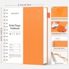 EMSHOI A5 Notebook Lined 300 Pages/150 Sheets, Wirebound Spiral Notepad,
