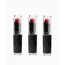 Wet N Wild Megalast Lipstick #965 Cherry Picking - 3 PACK
