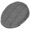 Lipodo Men's Flatcap with Checked Pattern, Lined Wool, Size 49