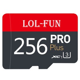 Micro SD Card, 256 GB, Heavy Duty Flash, Max Read 100MB/s, Ultra Fast Transmission, UHS-1 Compatible Dash Cam with Adapter (256-B)