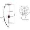 Kus 52mm(2'') Fuel Level Meter 0-190ohm Signal with Backlight 12V