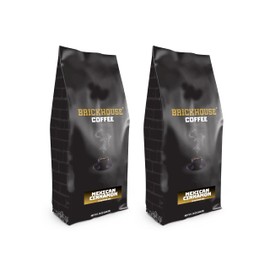 Brickhouse Mexican Cinnamon Flavored Ground Coffee – Spiced & Bold, 100% Arabica, 2-Pack (12oz Bags)