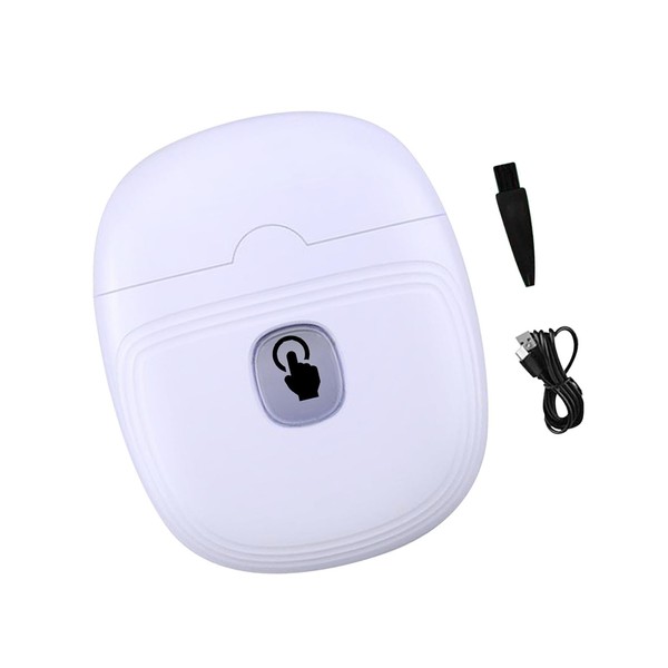 Harilla Elektrischer Nagelschneider, Nagel- und Fingernagelschneider und Feile, 2-in-1-Design mit