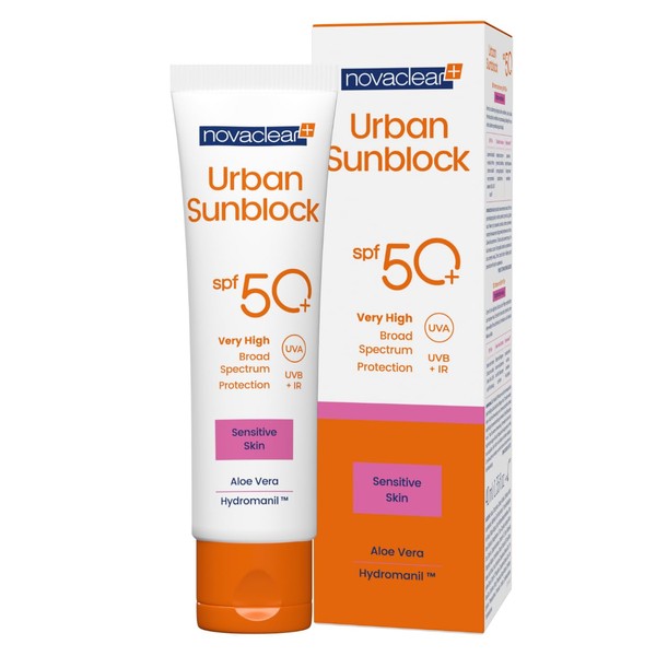 Novaclear Face Cream with SPF 50+ for Sensitive Skin, Cream
