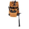 AWP Genuine Leather Premium Tool Pouch Multi-Pocket Organizer for Electricians,