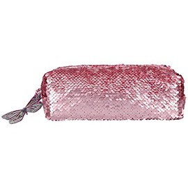 Depesche Fantasy Model Ballet 10648 Pencil Case with Sequins, Pink, Approx. 21 x 8 x 8 cm