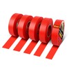 RED WOLF Red Electrical Tape 3/4 Inch x 66 Ft
