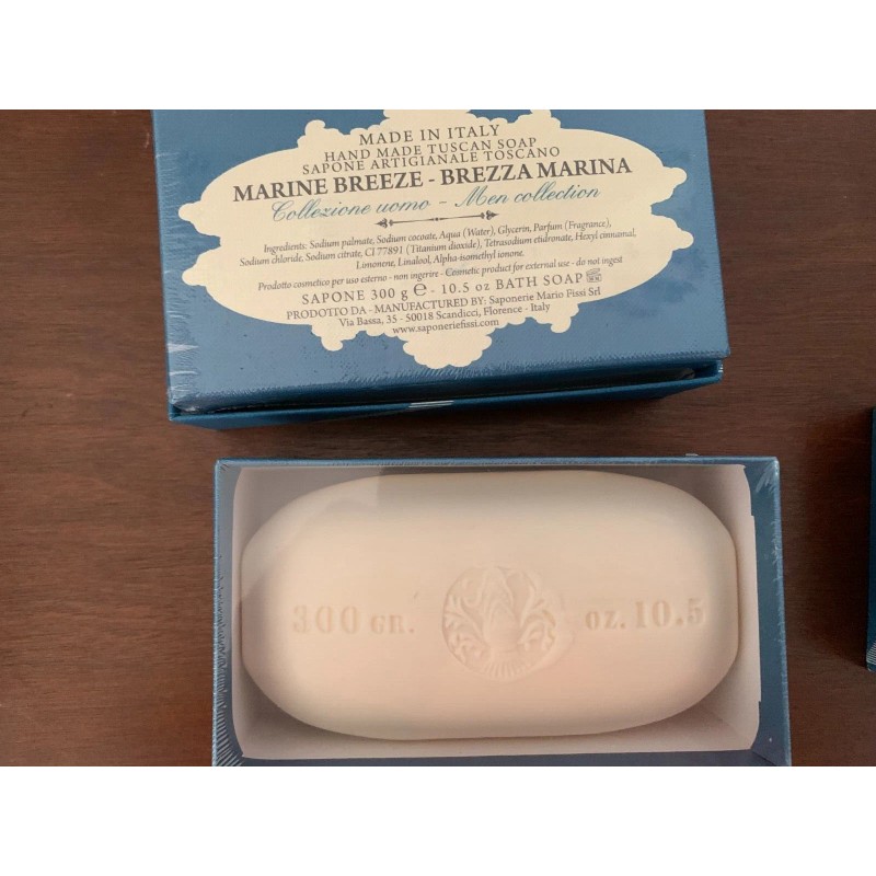 Saponerie Mario Fissi Srl 2-Pack Marine Breeze Vegetable Bath Bar