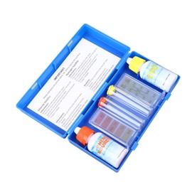 Kisangel 1set Pool Test Reagent for Accurate Spa Water Chemistry Test Kit for Ph Residual Alkalinity and Hardness Testing Swimming Pools and Spas