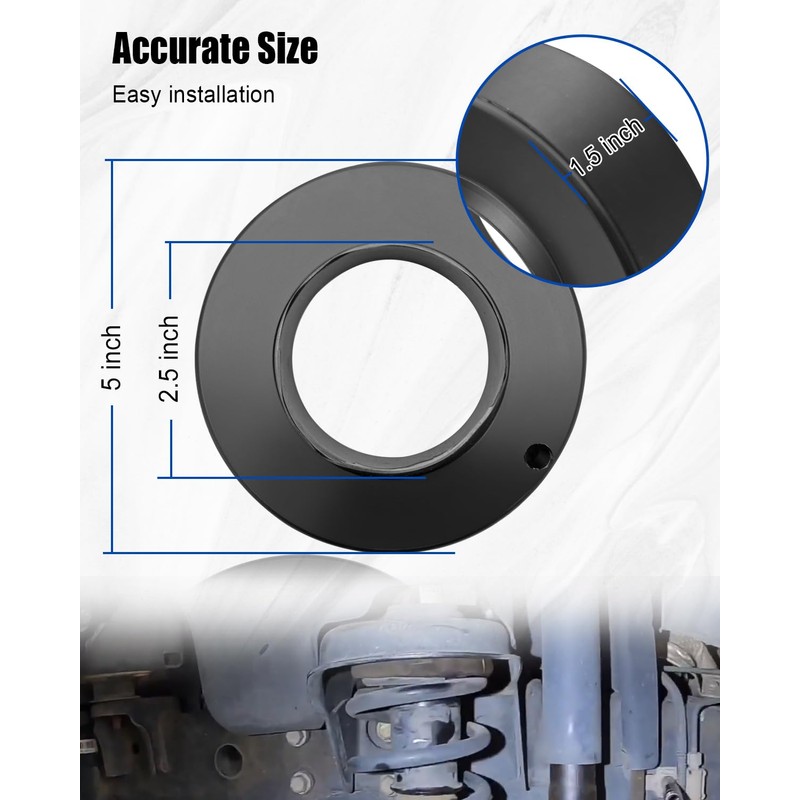 1.5" Front Spring Spacer Set Fit for Jeep Wrangler Gladiator