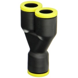 Legris 3140 06 00 Nylon Push-to-Connect Fitting, Wye, 6 mm Tube OD