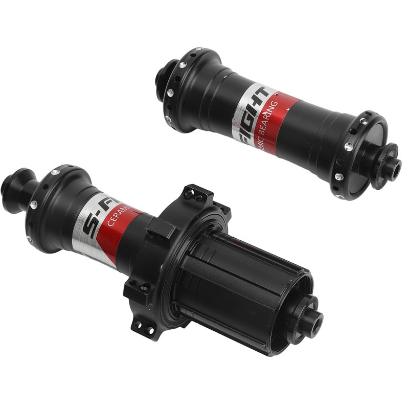Bike Hub Ceramic 4 Sealed Bearings Front 18 Holes Rear
