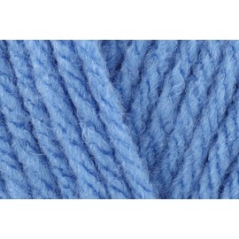 Sirdar Hayfield Bonus Chunky Crochet Yarn, 100% Acrylic Soft Knitting Wool for Cardigans, Jumpers, Sweaters, Ponchos and Capes - 100g Ball - Bright Purple (828) - Single (11 Ball)