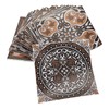 24Pcs Tile Sticker 15 X 15cm Waterproof Oil Resistant Retro