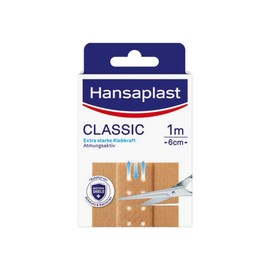 Hansaplast Classic 1 m x 6 cm, 29 g