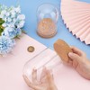 BENECREAT Glass Display Dome with Cork Base, 2 Sets, 11.8x8cm
