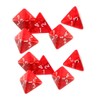 Yourandoll 10pcs Polyhedral Dice D4 Dice 4-Sided Dice for Dungeons