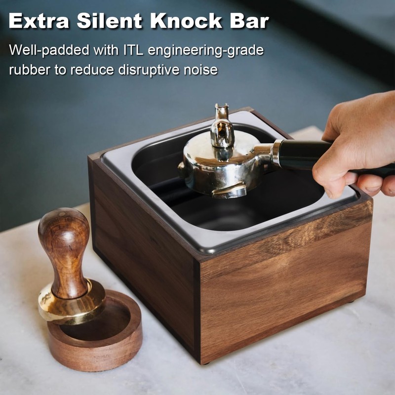 Knock Box Espresso - Coffee Knock Box and Tamp Station