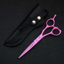 Ibalso 이발사 가위 수제 핑크 5.5/6.0 인치 VG10 소재 전문 도구 [24 6.0 inch] Barber Scissors Handmade Pink 5.5/6.0 Inch VG10 Material Professional Tool [24 6.0 inch]