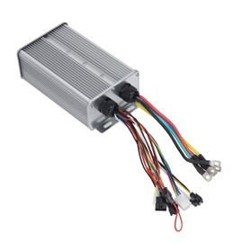 48V 72V 60A Electric Bike Controller - Dual Mode 8 Tube Sine Controller with Connector for Ycles & Scooters - Lithium Tery Modification Accessory