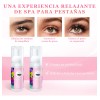 Kit Shampoo Espuma Para Pestañas Y Brocha Para Extensiones