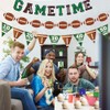Game Time Banner Football Party Decoration 3 Pcs Football Theme