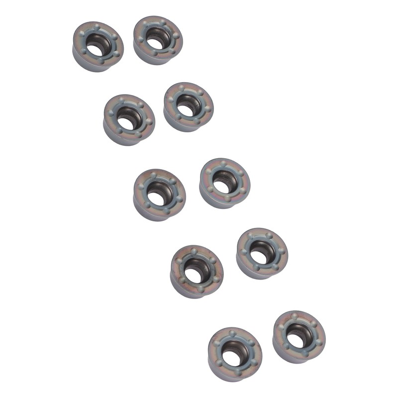 10Pcs Carbide Turning Inserts Coated Blade CNC Lathe Tool Holder