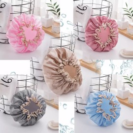 Coenii 5 Gorros De Baño Impermeable Ducha Mujere Doble Reutilizable