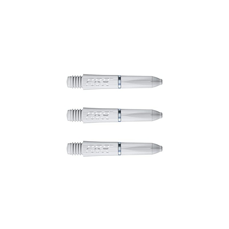 WINMAU Pro-Force White Extra Short Nylon Ring Grip Dart Stems