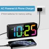 Welgo 7.5 Inches Big Number Alarm Clock for Seniors &