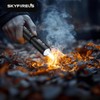 Pocket-Sized SKYFIRE 1353 Flashlight: Zoomable & Rechargeable for Emergencies, Night