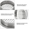 PATIKIL 8" Round Soffit Air Vents, Stainless Steel Louver Grille