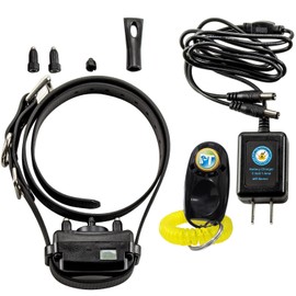 Educator BP-504 Bark-Less Pro - Anti Bark Collar for Dogs Small, Medium, Large Breed Over 10lb, Rechargeable, Waterproof, Adjustable Stimulation Intensity, Automatic Mode, Tone, Assembled in The USA