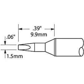 Metcal STTC-838 3/64 30 Degree Chisel Solder Tip 800 Degrees
