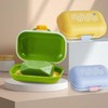 3 Piece Soap Dish, Portable Soap Dish, Drain Soap Dish,